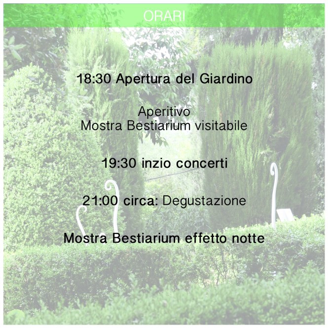 Orari eventi